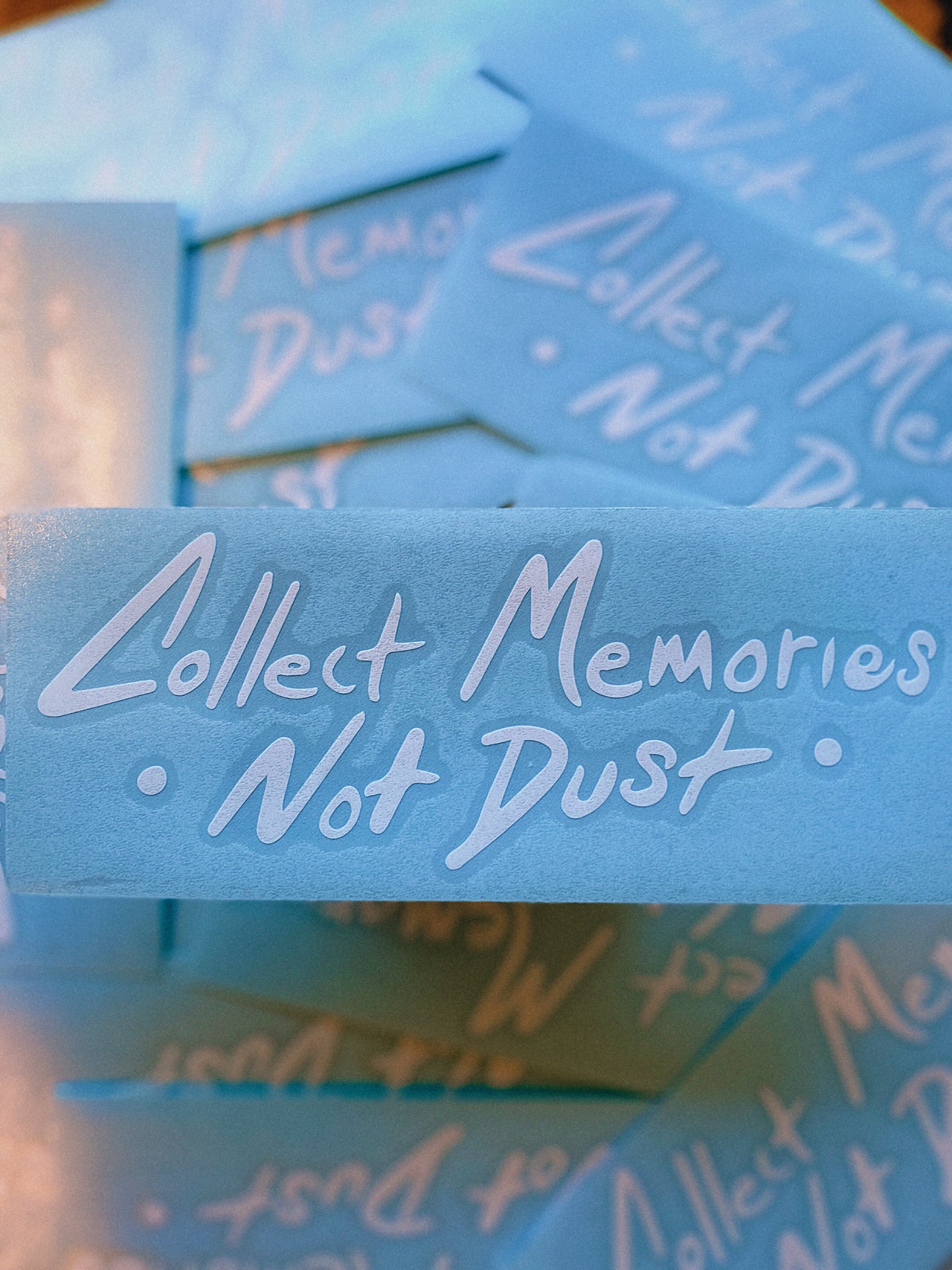 Collect Memories Reminder Decal